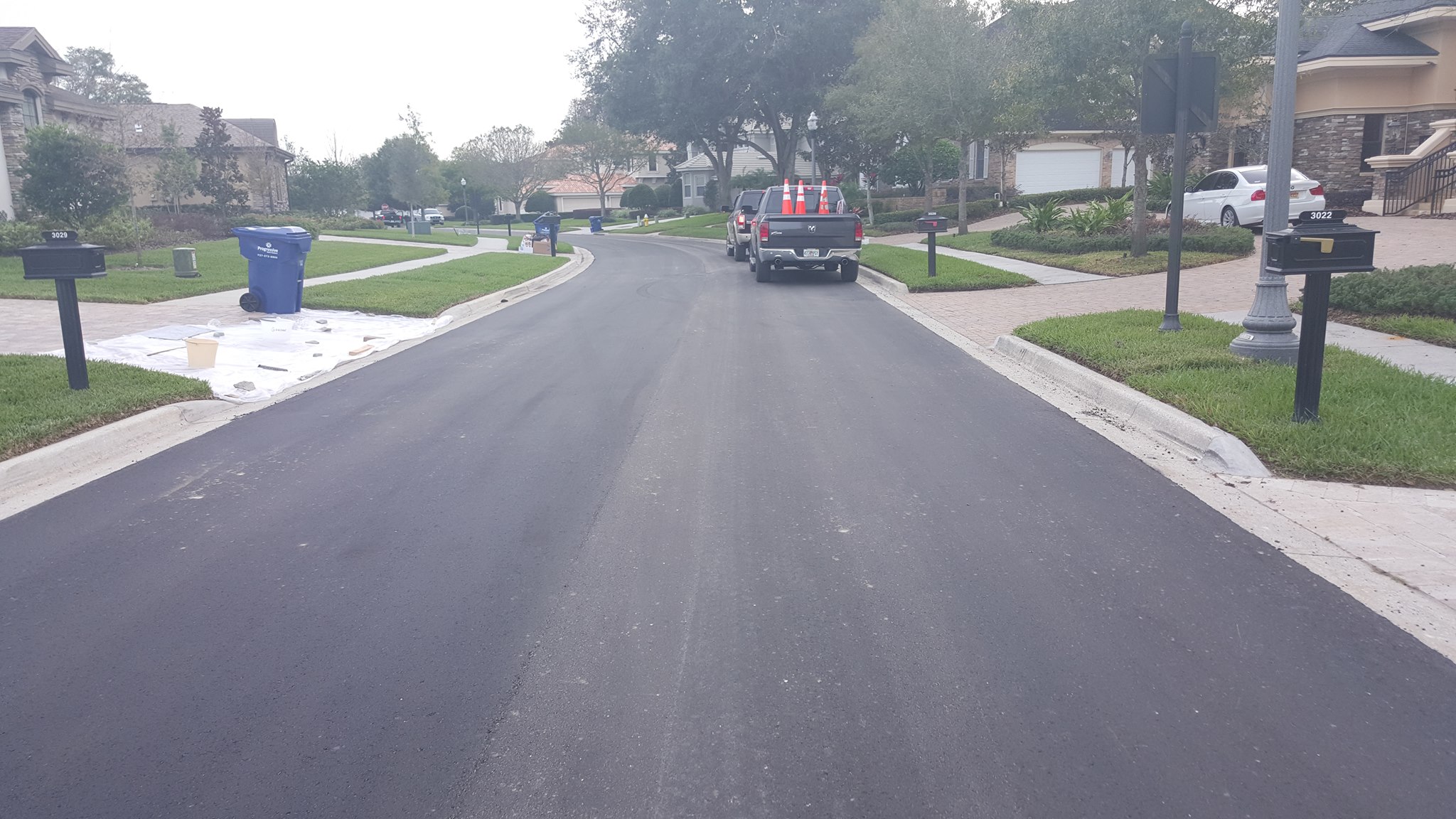 New pavement 